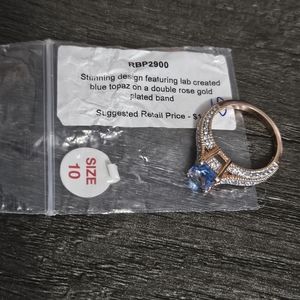 Bomb Party size 10 blue topaz